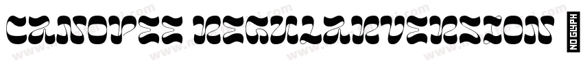 Canopee RegularVersion 1001字体转换